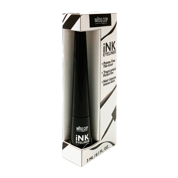 INK EYELINER skystas akių pravedimas, 01- Noir, 3 ml.